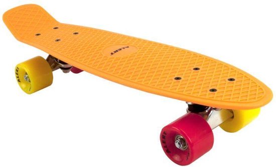 Alert Skateboard 55 cm Neon Oranje