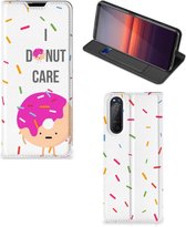 Bookcase met Quotes Sony Xperia 5 II Smartphone Hoesje Cadeautjes voor Meisjes Donut