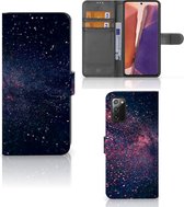GSM Hoesje Geschikt voor Samsung Galaxy Note 20 Flip Cover Stars