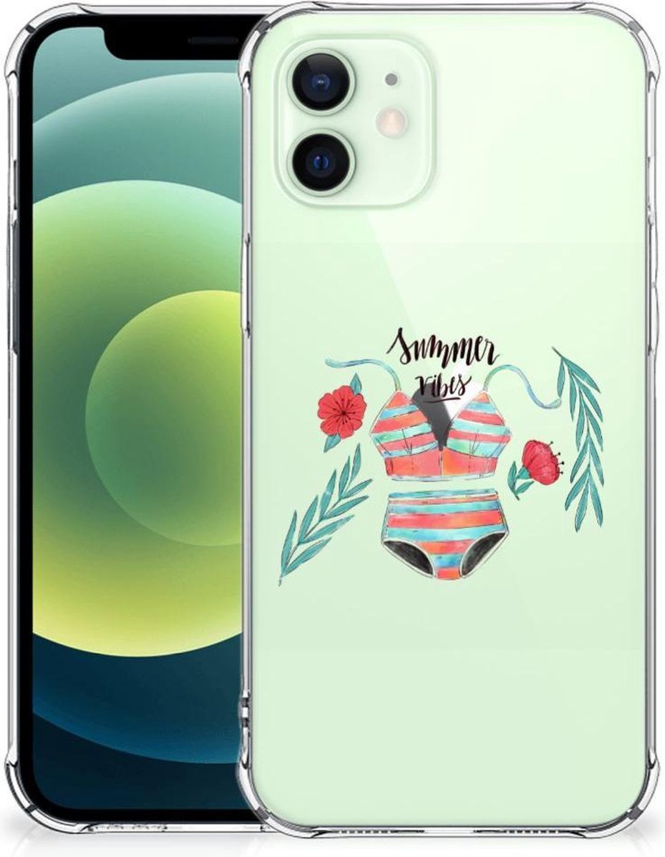 iPhone 12 Mini Stevig Bumper Hoesje Boho Summer