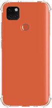 Shop4 - Xiaomi Redmi 9C Hoesje - Zachte Back Case Drop Proof Transparant