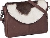 Justified Bags® Cow Flapover Brown