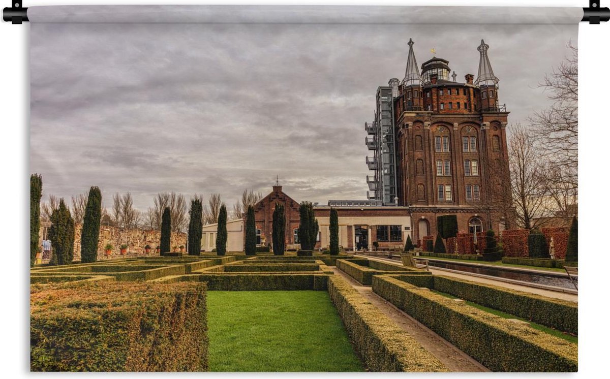 Wandkleed Dordrecht - Foto van Villa Augusta in Dordrecht Wandkleed katoen 120x80 cm - Wandtapijt met foto - 1001Tapestries