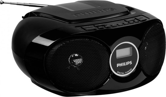 Philips AZ215B - Radio/CD-speler - Zwart - Philips