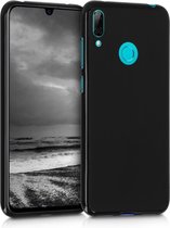 kwmobile telefoonhoesje voor Huawei Y7 (2019) / Y7 Prime (2019) - Hoesje voor smartphone - Back cover in mat zwart