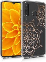 kwmobile telefoonhoesje voor Huawei P30 Lite - Hoesje voor smartphone - Bloementweeling design