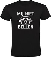 Mij niet bellen Heren  t-shirt | Chateau Meiland | Martien Meiland | grappig | gezeik |wijnen | cadeau | Zwart
