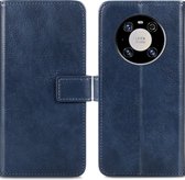 Huawei Mate 40 Pro Hoesje met Pasjeshouder - iMoshion Luxe Booktype - Donkerblauw