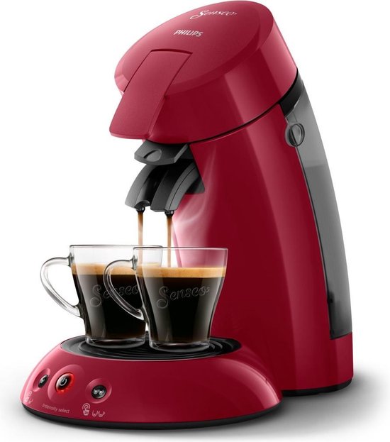 Philips Senseo Original Intensity Select HD6554/90 - Koffiepadapparaat - Diep rood