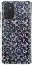 Casetastic Samsung Galaxy A72 (2021) 5G / Galaxy A72 (2021) 4G Hoesje - Softcover Hoesje met Design - Flowerbomb Print