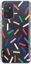 Casetastic Samsung Galaxy A72 (2021) 5G / Galaxy A72 (2021) 4G Hoesje - Softcover Hoesje met Design - Sprinkles Print