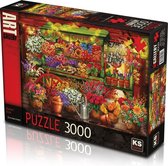 Market Stall Puzzel 3000 Stukjes