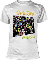 Circle Jerks Heren Tshirt -L- Group Sex Wit