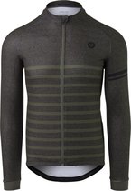 AGU Melange Fietsshirt Lange Mouwen Essential Heren - Groen - XXXL