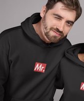 Mr & Mrs Hoodie Supremely (Mr - Maat XXL) | Koppel Cadeau | Valentijn Cadeautje voor hem & haar