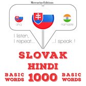 Slovenský - hindčina: 1000 základných slov