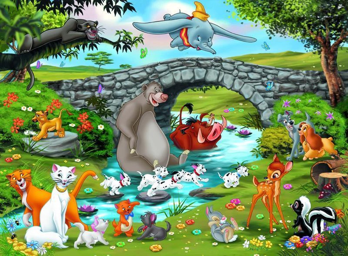 Ravensburger puzzel Disney Familie Animal Friends - Legpuzzel - 100 stukjes — afbeelding 7