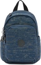 Kipling Delia Mini Backpack Blue Eclipse Print