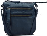 Bagsac Leren Schoudertas 6005 Navy