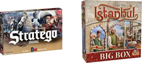 Afbeelding van het spel Spellenset - Bordspel - 2 Stuks - Stratego & Istanbul Big Box