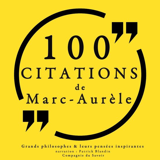 100 citations de Marc Aurèle - cover