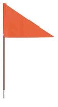 Fietsvlag wimpel oranje deelbaar