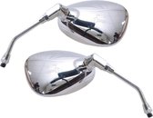 Spiegelset china scooter grand retro chroom