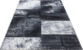 Modern laagpolig vloerkleed Hawaii - grijs 1710 - 80x300 cm
