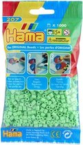 Hama Strijkkralen 1000 Stuks Groen Pastel