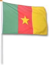 Vlag Kameroen 150x225 cm.