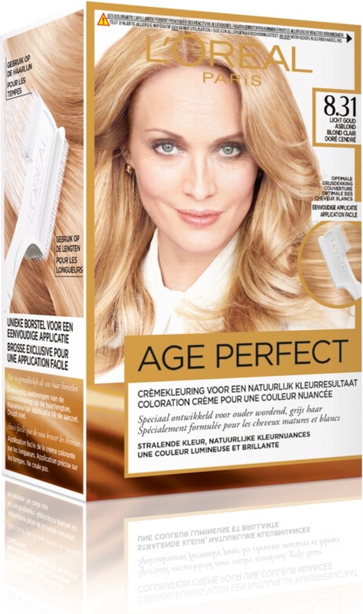 L’Oréal Paris Excellence Age Perfect 8.31 - Licht Goud Asblond - Haarverf