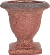 Clayre & Eef Pot de fleurs 12 cm Rouge Céramique Pot de fleurs d'intérieur