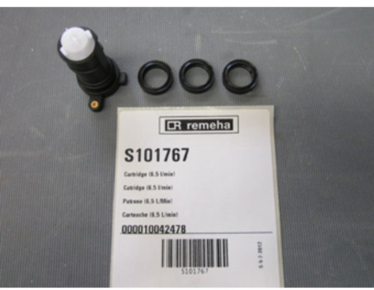 Remeha S101767 Cartridge Restrictie 6,5 L/min – Geschikt voor Tzerra (Ace) CV-Ketels