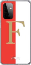 6F hoesje - geschikt voor Samsung Galaxy A72 -  Transparant TPU Case - Feyenoord - F #ffffff