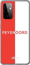 6F hoesje - geschikt voor Samsung Galaxy A72 -  Transparant TPU Case - Feyenoord - met opdruk #ffffff