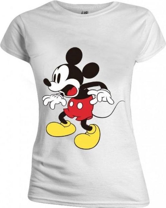 DISNEY - T-Shirt - Mickey Mouse Shocking Face - GIRL (XL)