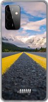 6F hoesje - geschikt voor Samsung Galaxy A72 -  Transparant TPU Case - Road Ahead #ffffff