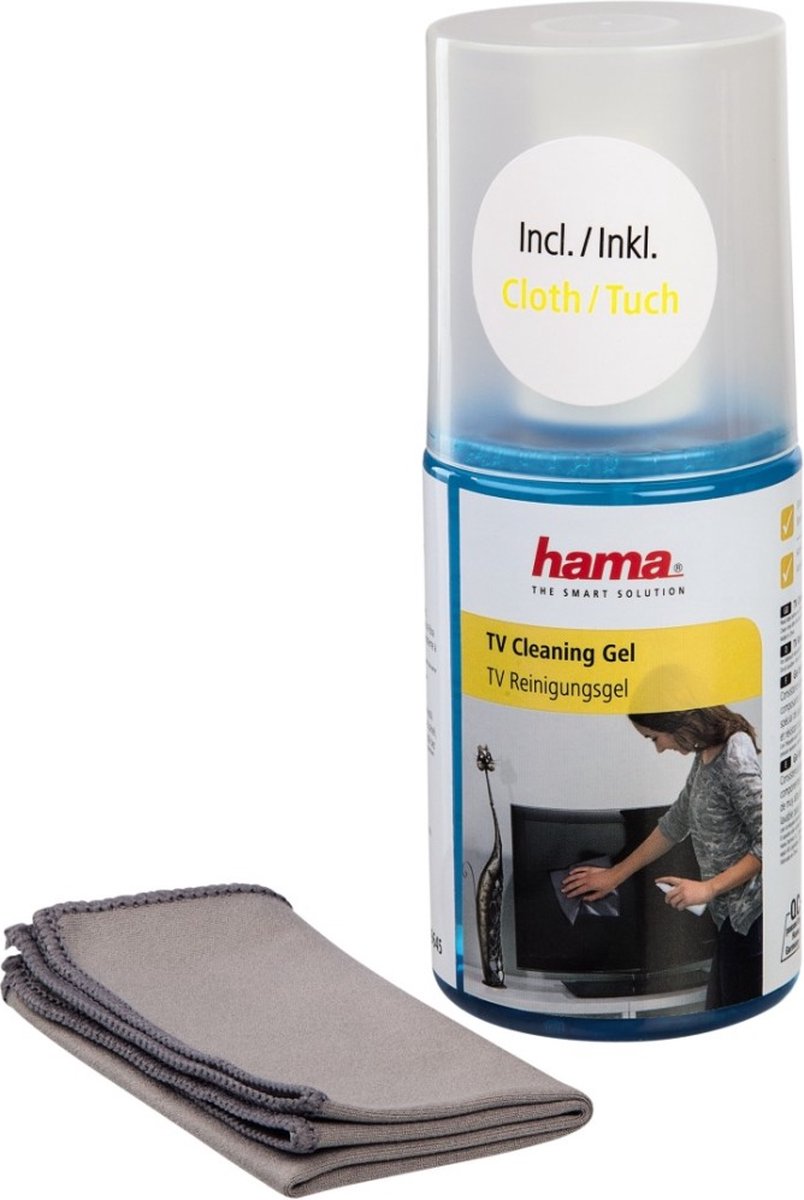 Hama Reinigingsdoek - Inclusief Gel - Geschikt voor LCD/Plasma