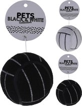 Basic Pets Black And White Collection Honden Speelgoed-Bal 7.5 Cm Assorti