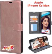 EmpX Telefoonhoesje - Book Case - Geschikt Voor Apple IPhone Xs Max - Goud