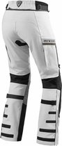 REV'IT! Dominator 2 GTX Short Light Grey Green Textile Motorcycle Pants 2XL