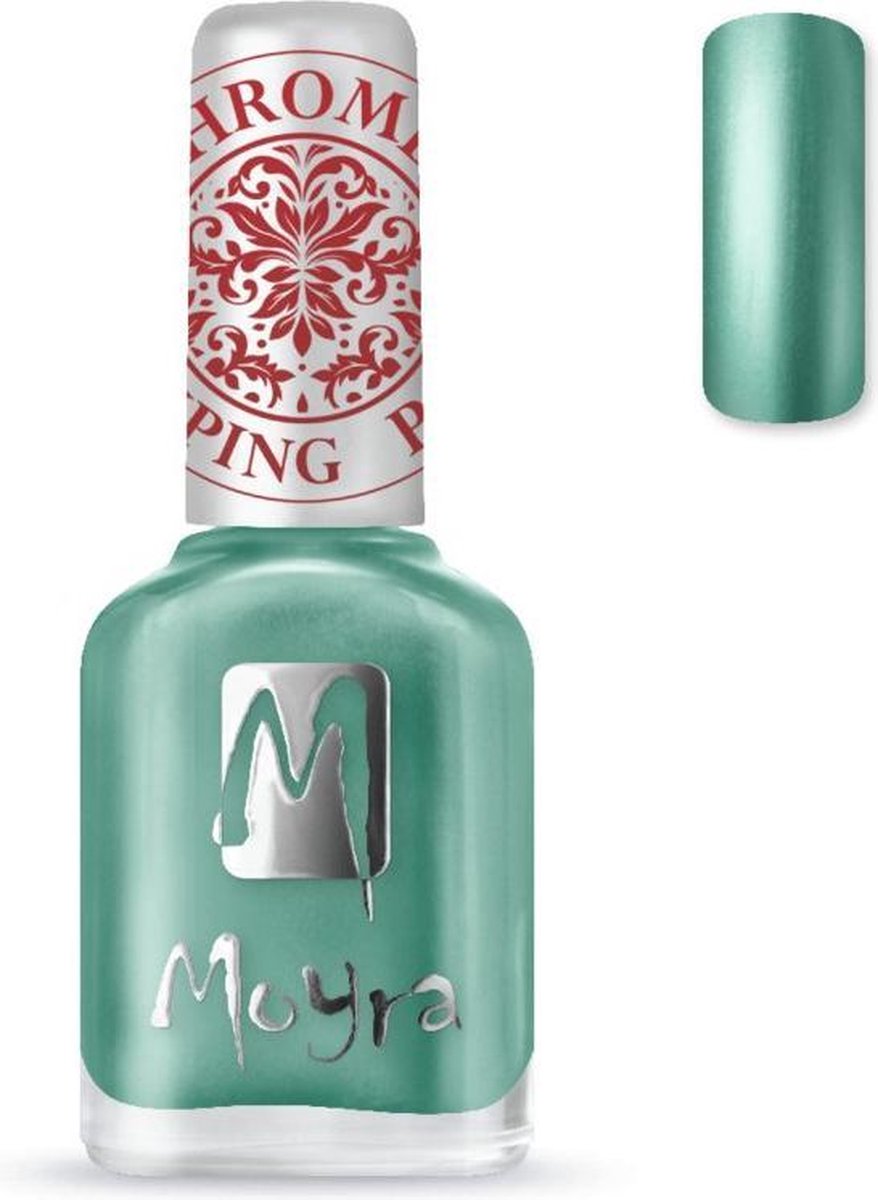 Goedkoopste Moyra Stamping Nail Polish 12ml SP27 CHROME GREEN
