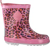 Regenlaarzen | Meisjes | leopardo pink | Textiel | Shoesme | Maat 26