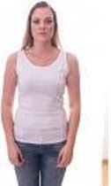 Alan Red Women Top Lisi White XL