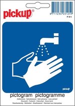 Pickup Pictogram 10x10 cm - Handen wassen verplicht