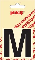 Pickup plakletter Helvetica 60 mm - zwart M