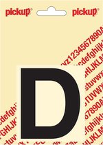 Pickup plakletter Helvetica 80 mm - zwart D