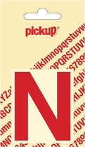 Pickup plakletter Helvetica 60 mm - rood N