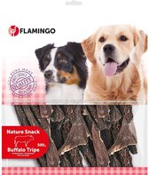 Flamingo hondensnack Nature snack runderpens 500 gr. Let op: 1 zakje met 500 gram runderpens!