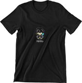Pixel Art T-Shirt Sword Art Online | Kirito | Anime Japanse Manga | Cadeau voor geek en gamer| Zwart Maat L